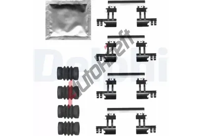 DELPHI Sada psluenstv obloen kotouov brzdy DF LX0679, LX0679
