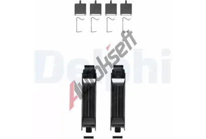 DELPHI Sada psluenstv obloen kotouov brzdy DF LX0681, LX0681