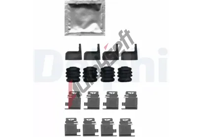 DELPHI Sada psluenstv obloen kotouov brzdy DF LX0687, LX0687