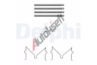 DELPHI Sada psluenstv obloen kotouov brzdy DF LX0691, LX0691