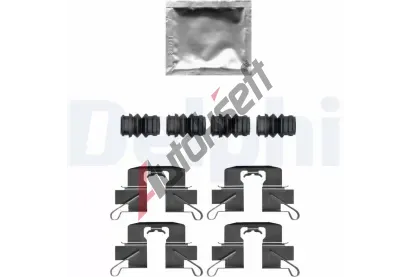 DELPHI Sada psluenstv obloen kotouov brzdy DF LX0696, LX0696