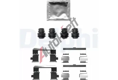 DELPHI Sada psluenstv obloen kotouov brzdy DF LX0697, LX0697