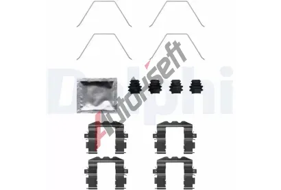 DELPHI Sada psluenstv obloen kotouov brzdy DF LX0705, LX0705