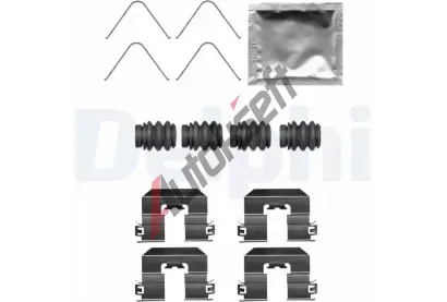 DELPHI Sada psluenstv obloen kotouov brzdy DF LX0706, LX0706