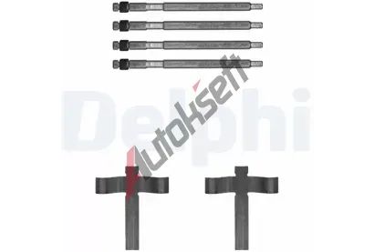 DELPHI Sada příslušenství obložení kotoučové brzdy DF LX0707, LX0707  DELPHI Sada příslušenství obložení kotoučové brzdy DF LX0707, LX0707