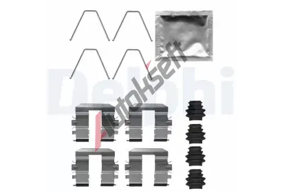 DELPHI Sada psluenstv obloen kotouov brzdy DF LX0708, LX0708