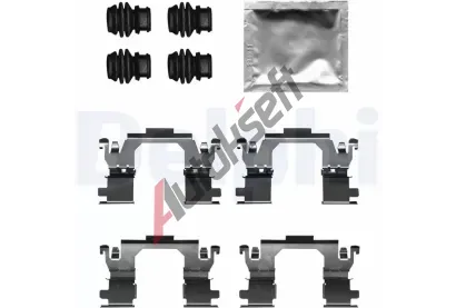 DELPHI Sada psluenstv obloen kotouov brzdy DF LX0709, LX0709