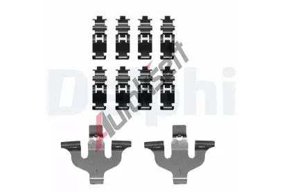 DELPHI Sada psluenstv obloen kotouov brzdy DF LX0724, LX0724