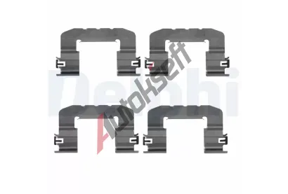DELPHI Sada psluenstv obloen kotouov brzdy DF LX0725, LX0725
