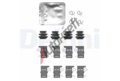 DELPHI Sada psluenstv obloen kotouov brzdy DF LX0732, LX0732