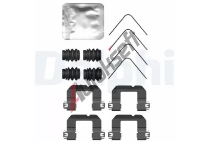 DELPHI Sada psluenstv obloen kotouov brzdy DF LX0735, LX0735