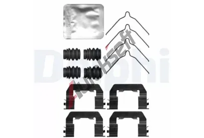 DELPHI Sada příslušenství obložení kotoučové brzdy DF LX0736, LX0736 DELPHI Sada příslušenství obložení kotoučové brzdy DF LX0736, LX0736