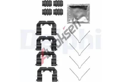 DELPHI Sada psluenstv obloen kotouov brzdy DF LX0738, LX0738
