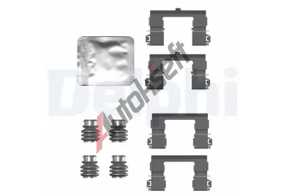DELPHI Sada příslušenství obložení kotoučové brzdy DF LX0754, LX0754 DELPHI Sada příslušenství obložení kotoučové brzdy DF LX0754, LX0754