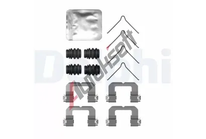DELPHI Sada psluenstv obloen kotouov brzdy DF LX0757, LX0757
