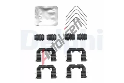 DELPHI Sada psluenstv obloen kotouov brzdy DF LX0765, LX0765