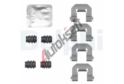 DELPHI Sada psluenstv obloen kotouov brzdy DF LX0774, LX0774