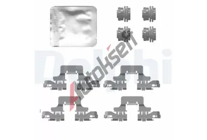 DELPHI Sada psluenstv obloen kotouov brzdy DF LX0776, LX0776