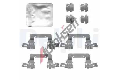 DELPHI Sada příslušenství obložení kotoučové brzdy DF LX0778, LX0778 DELPHI Sada příslušenství obložení kotoučové brzdy DF LX0778, LX0778
