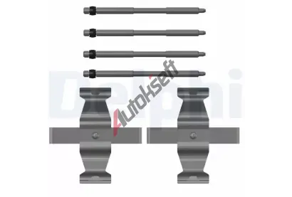 DELPHI Sada příslušenství obložení kotoučové brzdy DF LX0782, LX0782 DELPHI Sada příslušenství obložení kotoučové brzdy DF LX0782, LX0782