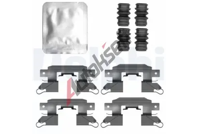 DELPHI Sada příslušenství obložení kotoučové brzdy DF LX0802, LX0802 DELPHI Sada příslušenství obložení kotoučové brzdy DF LX0802, LX0802