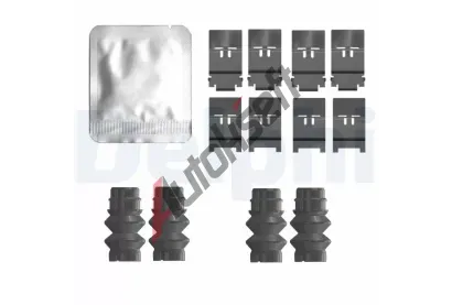 DELPHI Sada příslušenství obložení kotoučové brzdy DF LX0803, LX0803 DELPHI Sada příslušenství obložení kotoučové brzdy DF LX0803, LX0803
