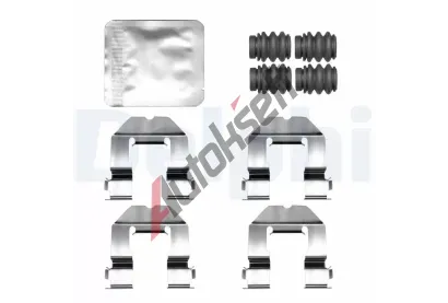 DELPHI Sada psluenstv obloen kotouov brzdy DF LX0810, LX0810