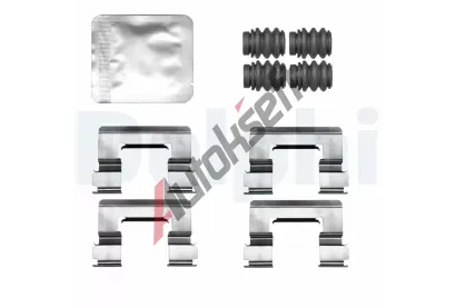 DELPHI Sada psluenstv obloen kotouov brzdy DF LX0811, LX0811