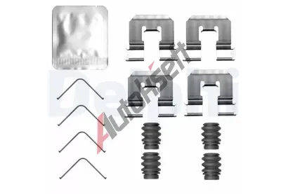 DELPHI Sada příslušenství obložení kotoučové brzdy DF LX0816, LX0816 DELPHI Sada příslušenství obložení kotoučové brzdy DF LX0816, LX0816