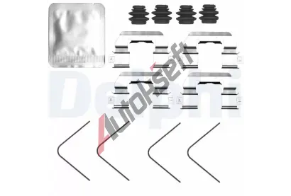 DELPHI Sada p��slu�enstv� oblo�en� kotou�ov� brzdy DF LX0827, LX0827