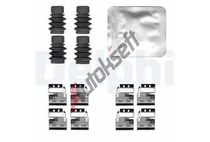 DELPHI Sada příslušenství obložení kotoučové brzdy DF LX0834, LX0834 DELPHI Sada příslušenství obložení kotoučové brzdy DF LX0834, LX0834