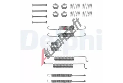 DELPHI Sada psluenstv brzdov elisti DF LY1033, LY1033