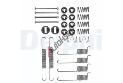 DELPHI Sada příslušenství brzdové čelisti DF LY1197, LY1197 DELPHI Sada příslušenství brzdové čelisti DF LY1197, LY1197