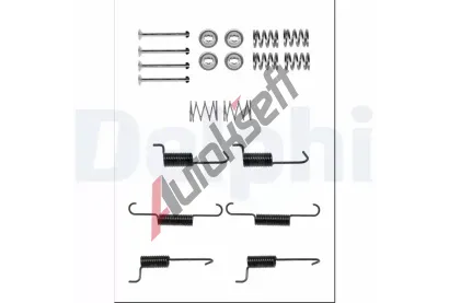 DELPHI Sada příslušenství parkovacích brzdových čelistí DF LY1317, LY1317 DELPHI Sada příslušenství parkovacích brzdových čelistí DF LY1317, LY1317