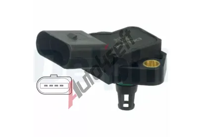 DELPHI Senzor tlaku sacho potrub DF PS10160, PS10160