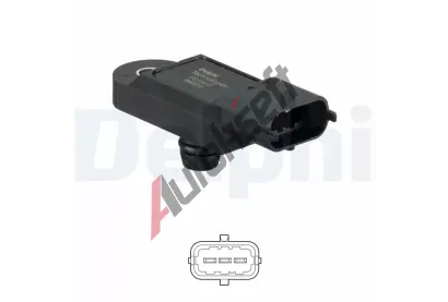 DELPHI Senzor tlaku sacho potrub DF PS10210, PS10210