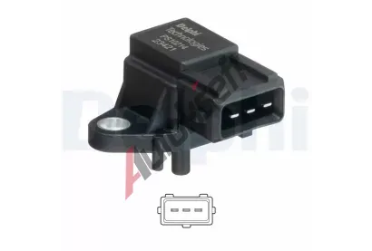 DELPHI Senzor tlaku sacho potrub DF PS10214, PS10214