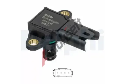 DELPHI Senzor tlaku sacho potrub DF PS10215, PS10215
