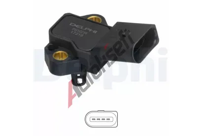 DELPHI Senzor tlaku sacho potrub DF PS10216, PS10216