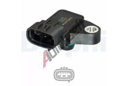 DELPHI Senzor tlaku sacho potrub DF PS10223, PS10223