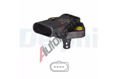 DELPHI Senzor tlaku sacho potrub DF PS20073-12B1, PS20073-12B1