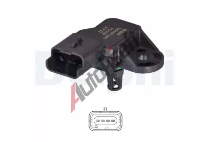 DELPHI Senzor tlaku sacho potrub DF PS20100-12B1, PS20100-12B1