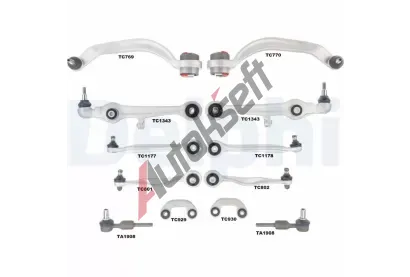 DELPHI Sada na opravy - pn zvsn rameno DF TC1900KIT, TC1900KIT