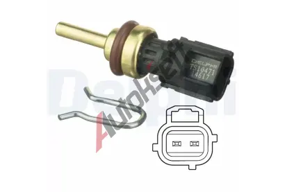 DELPHI Senzor teploty chladic kapaliny DF TS10471, TS10471