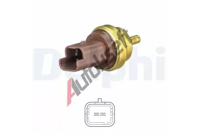 DELPHI Senzor teploty chladic kapaliny DF TS10477, TS10477