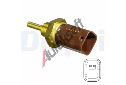 DELPHI Senzor teploty chladicí kapaliny DF TS10488, TS10488  DELPHI Senzor teploty chladicí kapaliny DF TS10488, TS10488