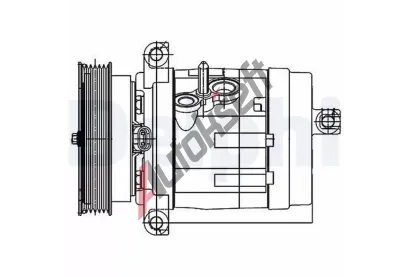 DELPHI Kompresor klimatizace DF TSP0155984, TSP0155984 DELPHI Kompresor klimatizace DF TSP0155984, TSP0155984