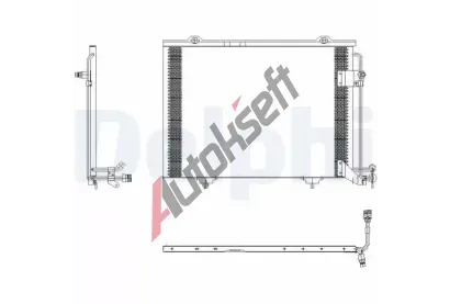 DELPHI Kondenztor klimatizace DF TSP0225432, TSP0225432