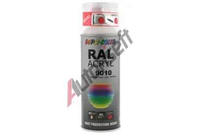 DUPLI COLOR RAL - lak RAL ACRYL RAL 9010 pure white semi mat 400 ml DLC 284564, 284564 DUPLI COLOR RAL - lak RAL ACRYL RAL 9010 pure white semi mat 400 ml DLC 284564, 284564
