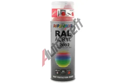 DUPLI COLOR RAL - lak RAL ACRYL RAL 2002 vermilion gloss 400 ml DLC 349546, 349546